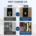 bank fingerprint lock security luxury interior safes